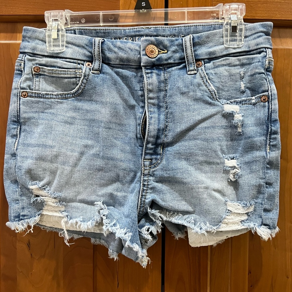 ripped jean shorts